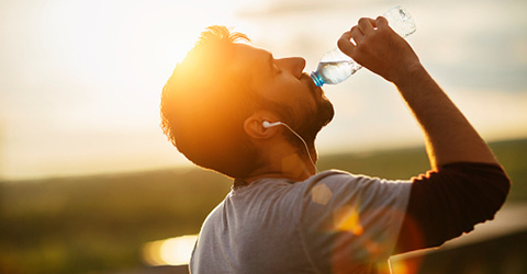 As the heat outside increases, so should your water intake!
